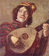 Frans Hals Jester with a Lute oil on canvas